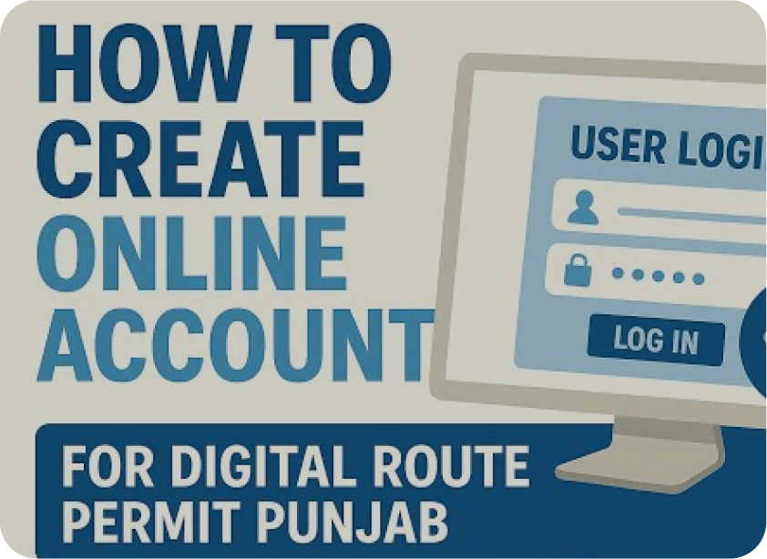 Video guide: How to Create Online Account and Apply for Route Permit in Punjab